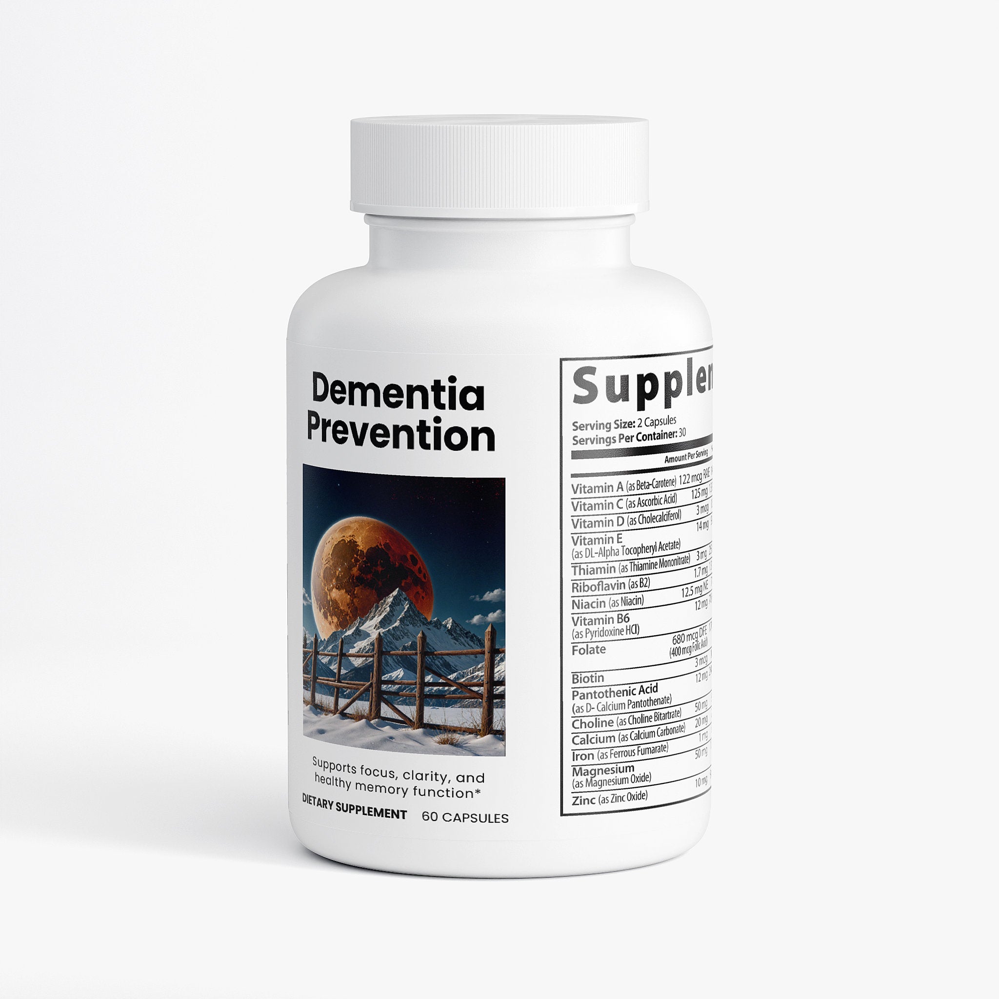 Organic Dementia Prevention Formula